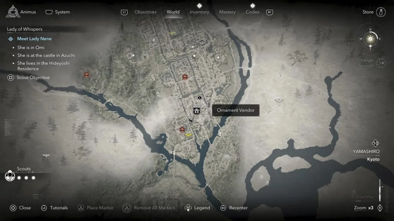 местоположения чайных чаш в assassin’s creed shadows 2. Деревенская чайная чаша