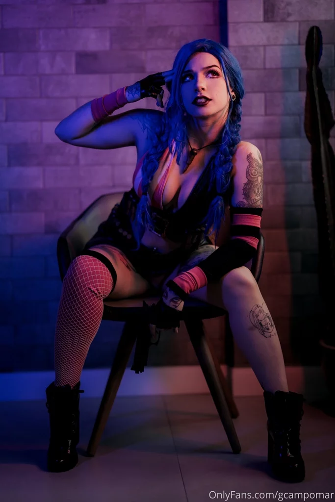 Косплей jinx из league of legends от giovanna campomar 1