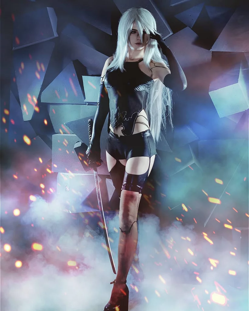 Косплей a2 из nier automata от waterloo 1