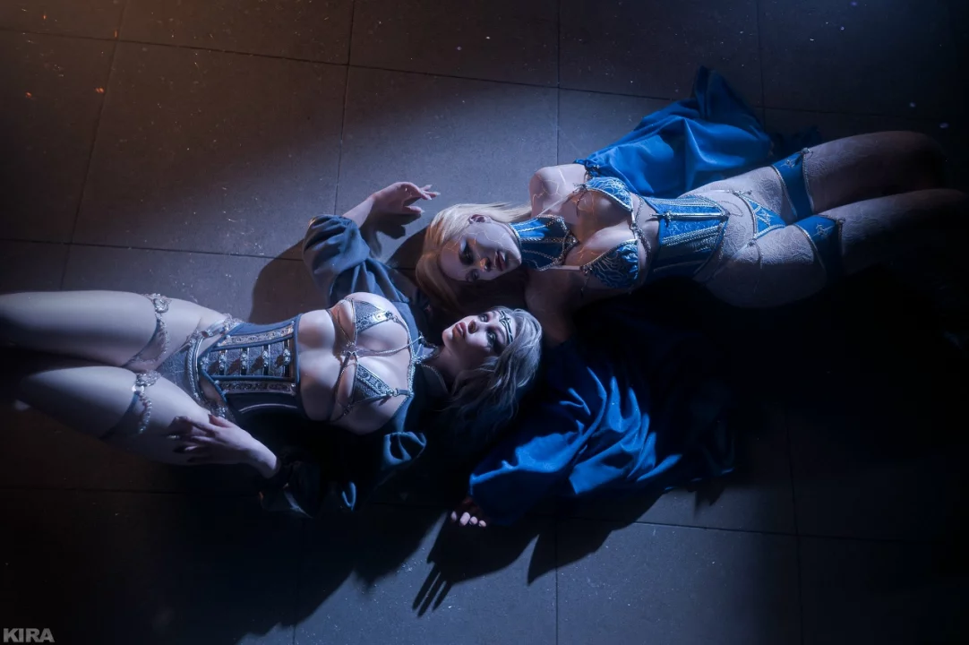 Косплей Izobel Thorn и Dame Aylin из Baldur’s Gate 3 от Lady Melamori и Frau Haku
