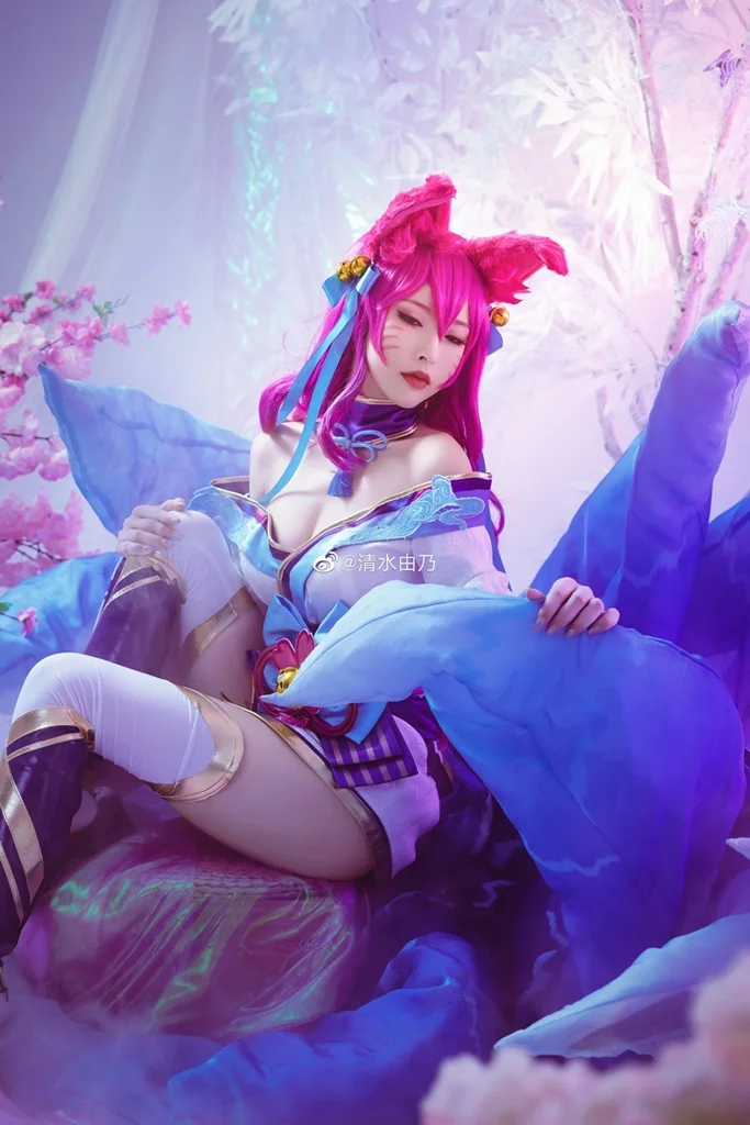 Косплей Spirit Blossom Ahri из League of Legends от Shimizu Yuno