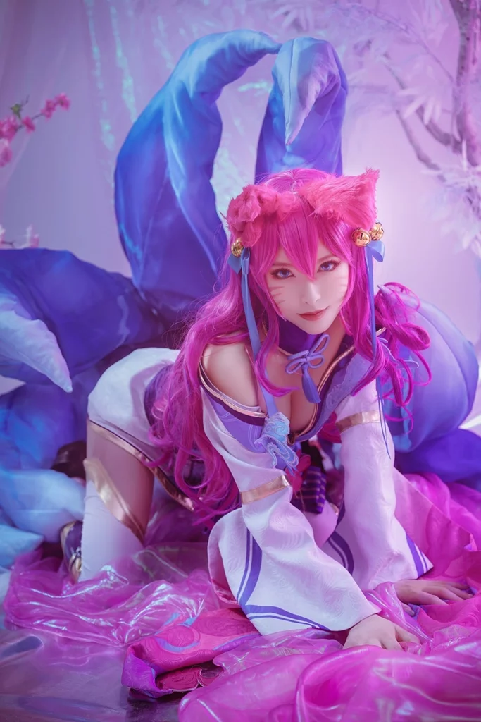 Косплей Spirit Blossom Ahri из League of Legends от Shimizu Yuno