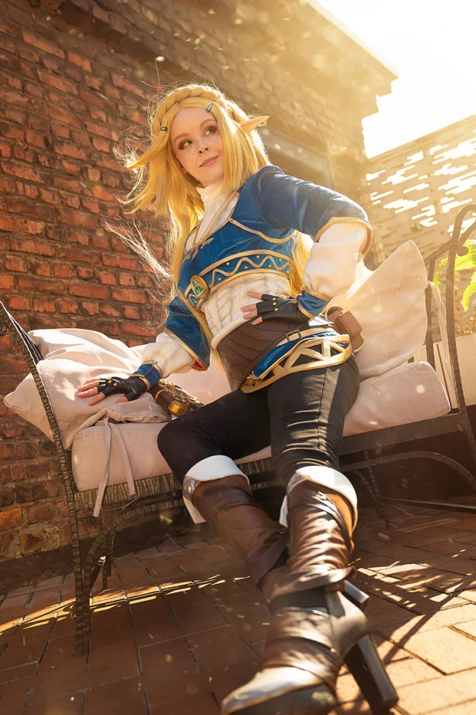 Косплей Zelda из The Legend of Zelda Breath of the Wild от Helly von Valentine