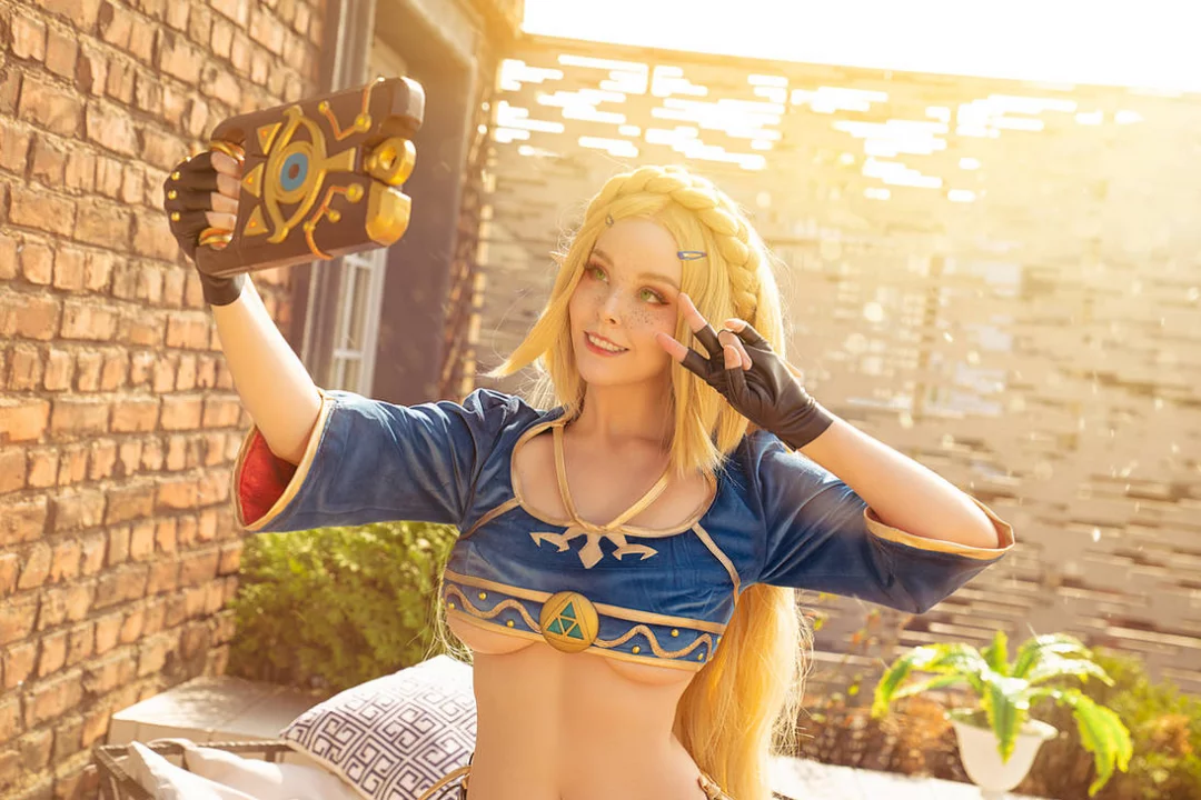 Косплей Zelda из The Legend of Zelda Breath of the Wild от Helly von Valentine