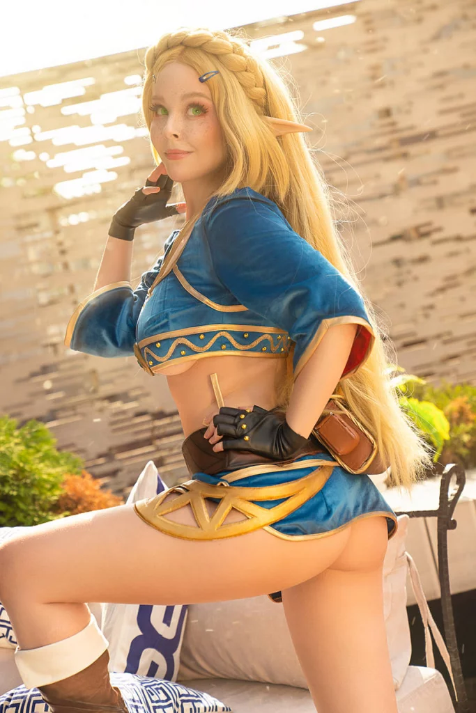 Косплей Zelda из The Legend of Zelda Breath of the Wild от Helly von Valentine