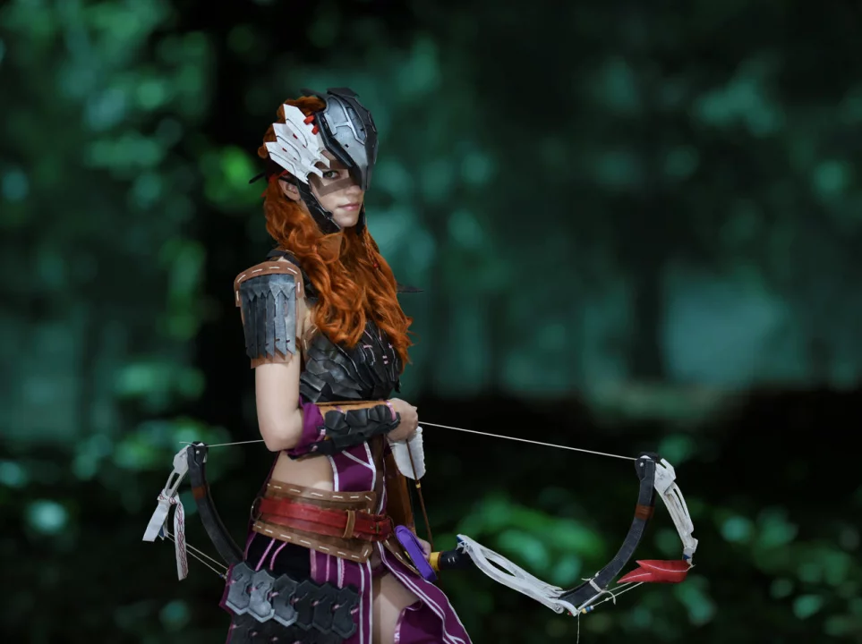 Косплей Aloy из Horizon: Zero Dawn