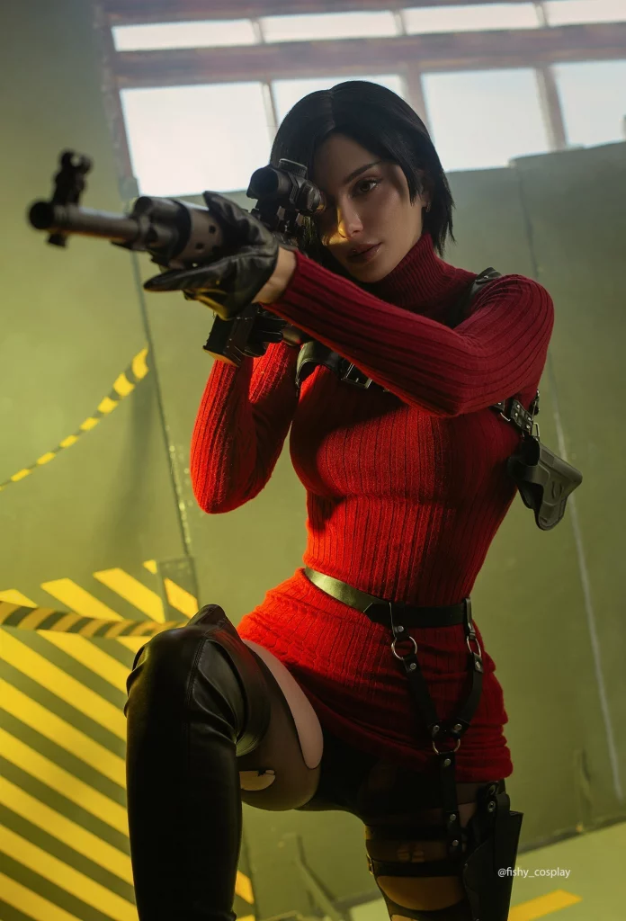 Косплей неоднозначной антигероини Ada Wong из игр Resident Evil от Fishy