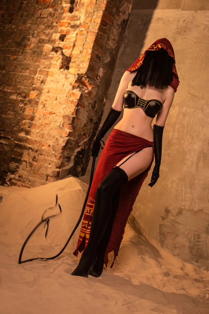 Косплей королевы слабаков Desert Pyromancer Zoey из Dark Souls III от Lira Kate