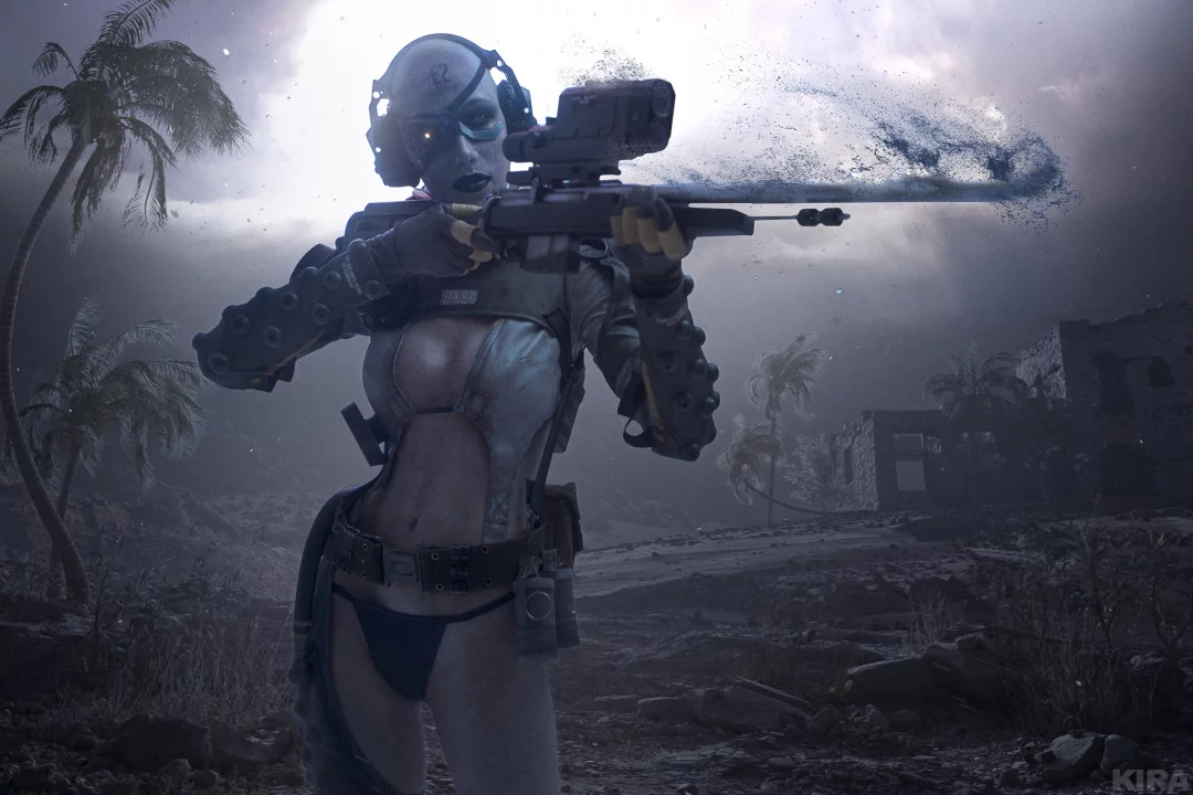 Косплей Skull Sniper из Metal Gear Solid V: The Phantom Pain от Frau Haku 