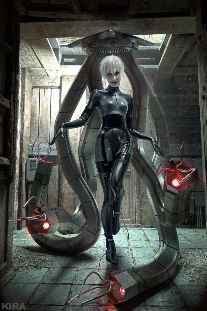 Косплей Laughing Octopus из Metal Gear Solid 4: Guns of the Patriots от Frau Haku