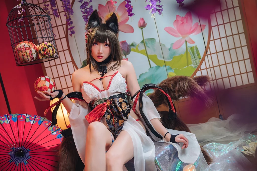 Косплей линейного крейсера Amagi из Azur Lane от Guaxichan