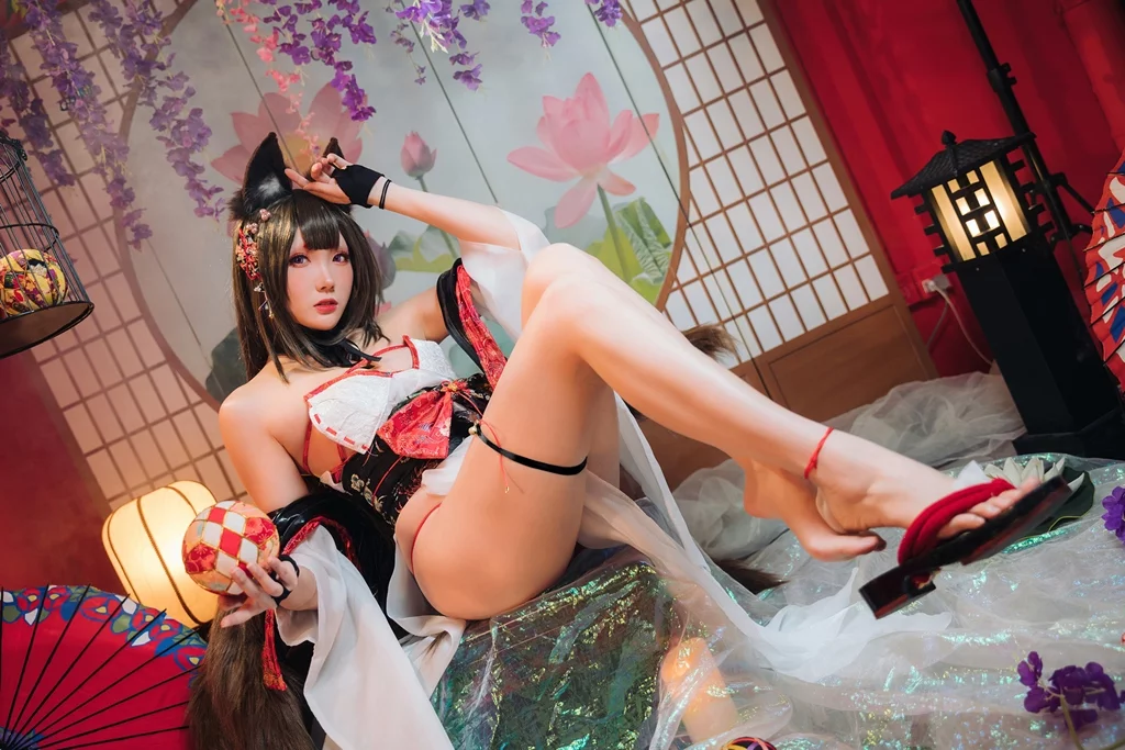 Косплей линейного крейсера Amagi из Azur Lane от Guaxichan