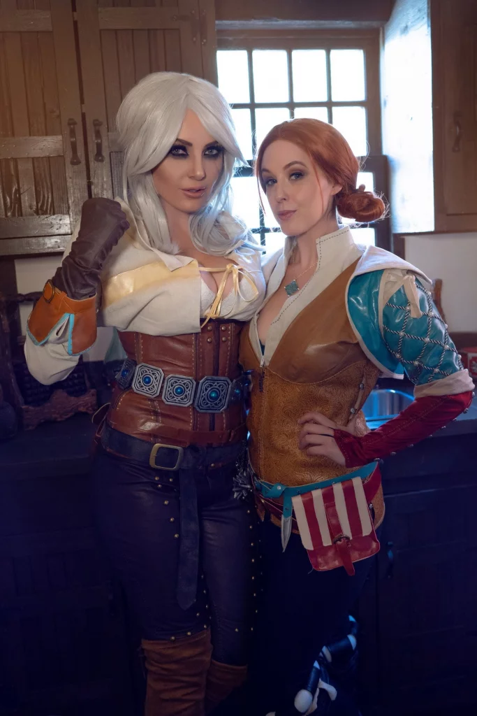 Косплей Cirilla и Triss Merigold из The Witcher 3: Wild Hunt от Meg Turney и Jessica Nigri
