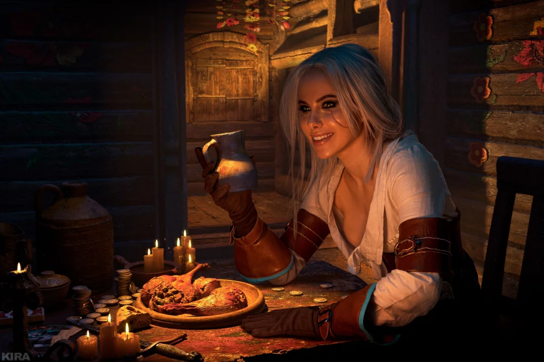Косплей Cirilla Fiona Elen Riannon из The Witcher 3: Wild Hunt от Jane_Might