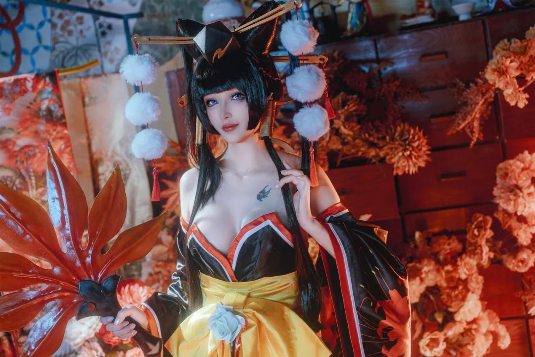 Косплей принцессы Nyotengu из файтингов Dead or Alive от LuluBaby233