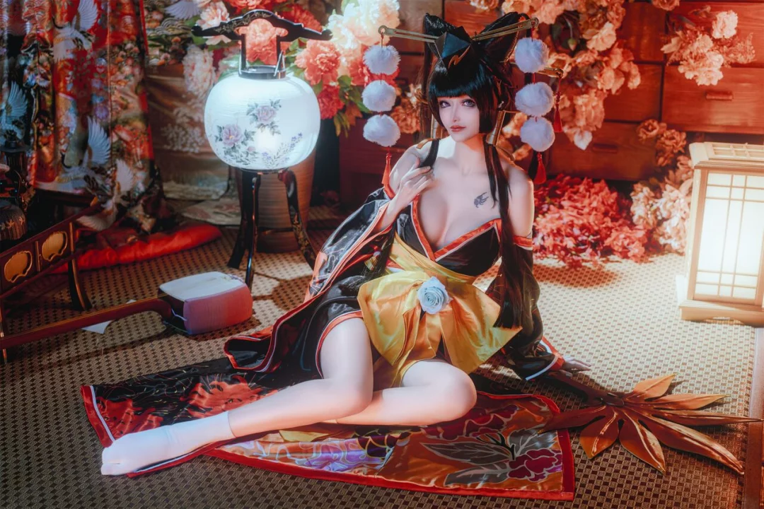 Косплей принцессы Nyotengu из файтингов Dead or Alive от LuluBaby233
