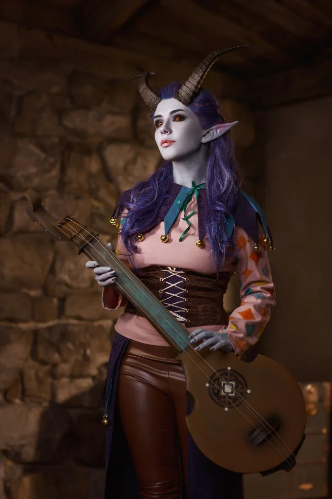 Косплей бардши Alfira из Baldur’s Gate 3 от Mercurygin