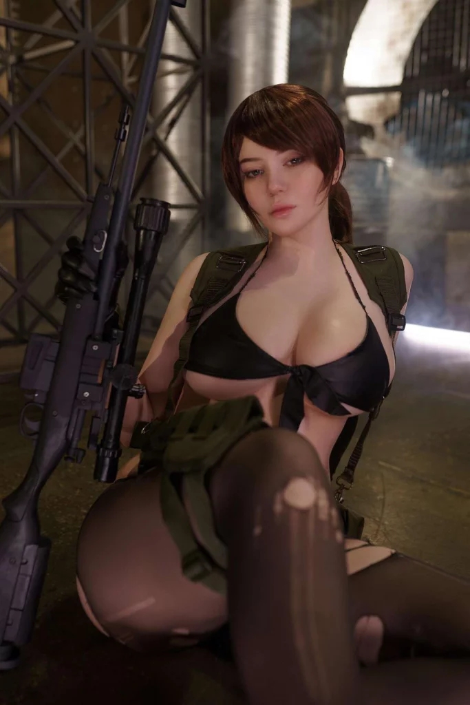 Косплей снайперши Quiet из Metal Gear Solid V: The Phantom Pain от Alina Becker