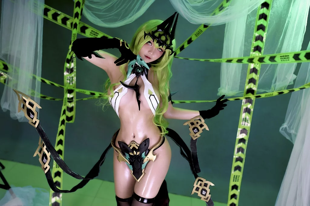 Косплей умной Mobius Mantis из Honkai Impact 3rd от Joyce Lin2x 5