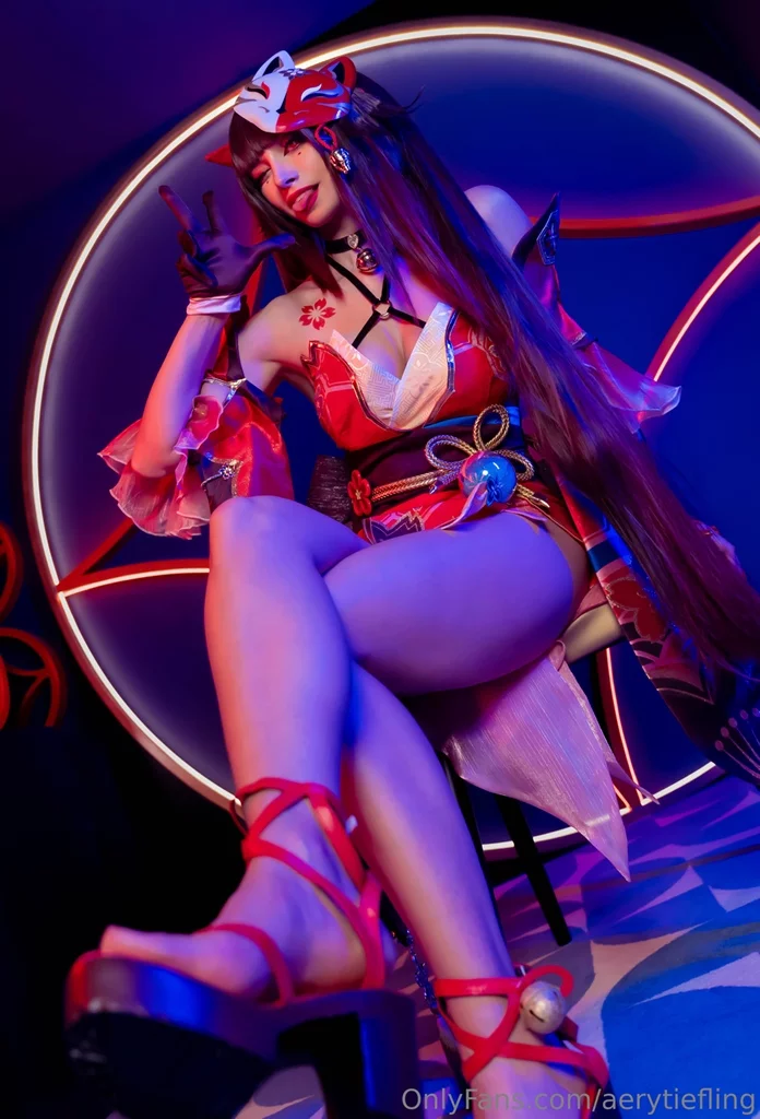 Косплей опасной мастерши театральности Sparkle из Honkai Star Rail от Aery Tiefling 6