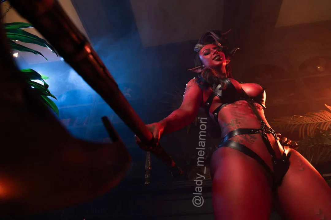 Косплей Karlach и Shadowheart из лучшей РПГ Baldur's Gate 3 от Lady Melamori и Mercurygin Cosplay 10