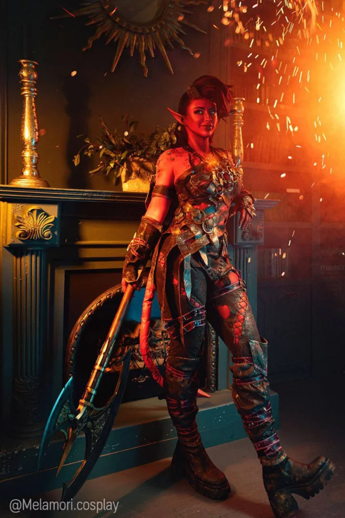 Косплей Karlach и Shadowheart из лучшей РПГ Baldur's Gate 3 от Lady Melamori и Mercurygin Cosplay 9