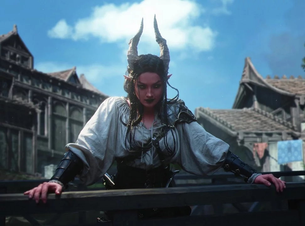 Косплей представительницы расы Tiefling из Dungeons & Dragons (Baldur’s Gate III) от Dark Incognito