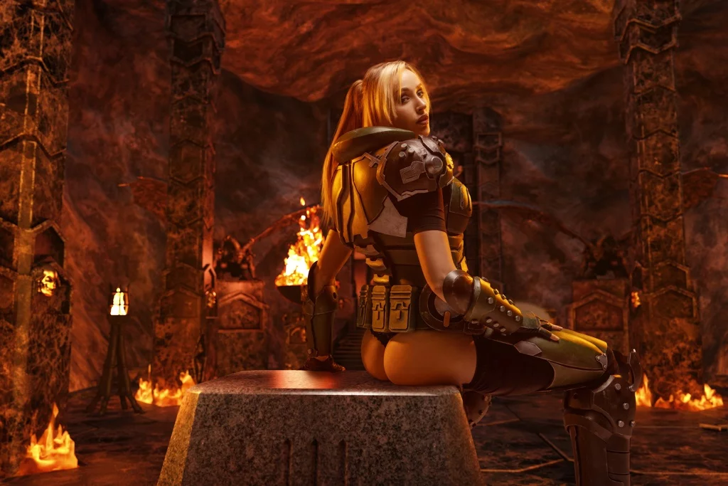 Косплей Doom Girl из собственно серии Doom от Lera Himera
