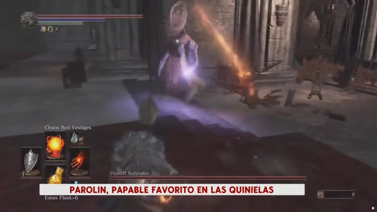 Папа Римский, Dark Souls и фаербол в лицо: испанское ТВ объяснило Конклав с помощью босса из игры