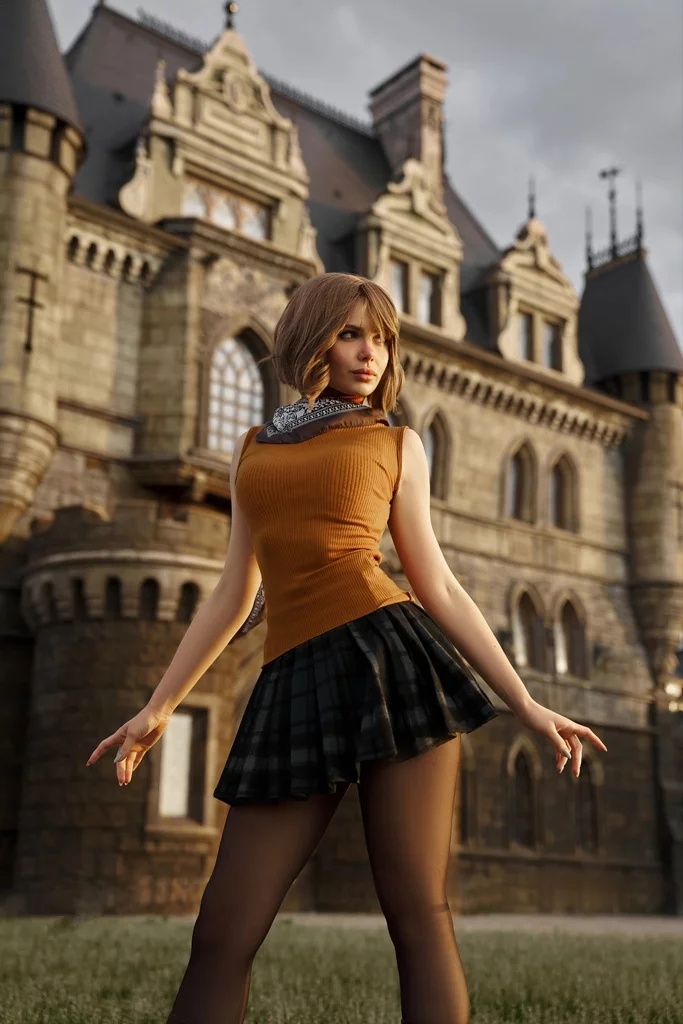 Косплей Ashley Graham из Resident Evil 4 от Purple Amelie