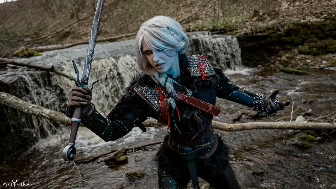 Крутой косплей Cirilla Fiona Elen Riannon из The Witcher 3: Wild Hunt от Waterloo
