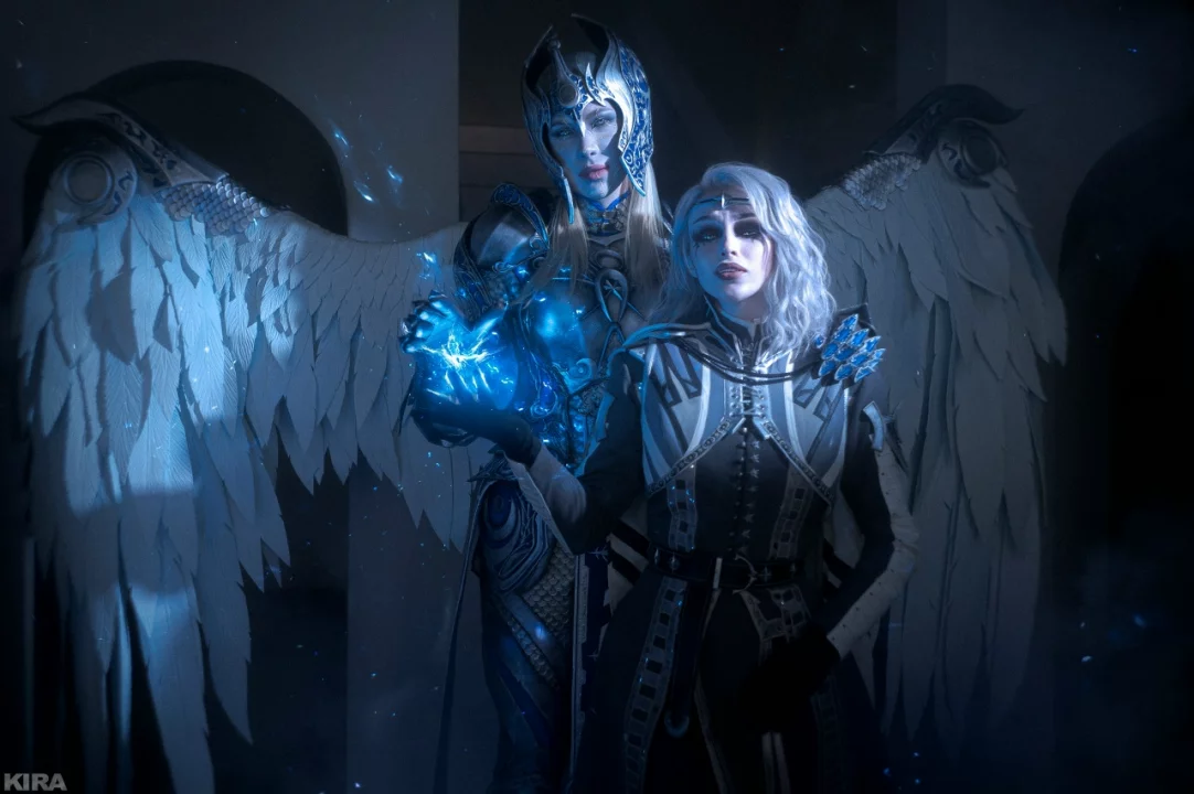 Косплей Izobel Thorn и Dame Aylin из Baldur’s Gate 3 от Lady Melamori и Frau_Haku 