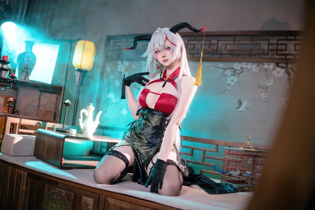 Косплей сверхтяжелого крейсера Agir из Azur Lane от Purinpuppy