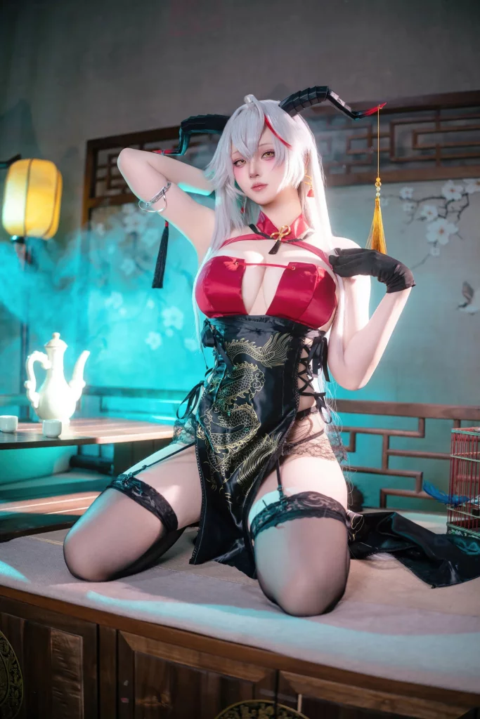 Косплей сверхтяжелого крейсера Agir из Azur Lane от Purinpuppy