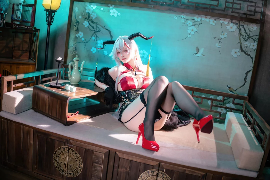 Косплей сверхтяжелого крейсера Agir из Azur Lane от Purinpuppy