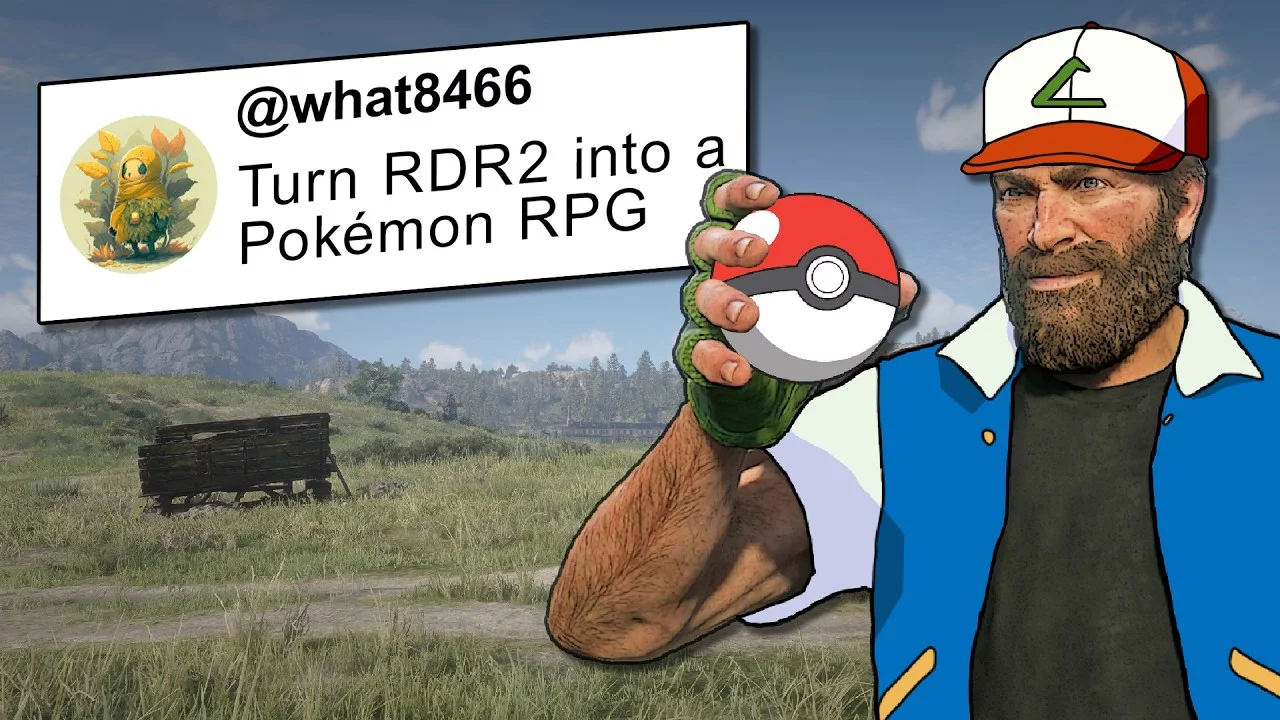 Ребята превращают Red Dead Redemption 2 в полноценную Pokémon RPG