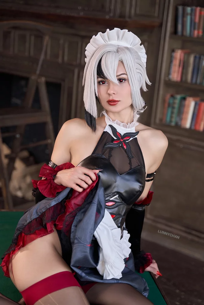 Косплей Arlecchino The Knave из Genshin Impact от Hofman cosplay