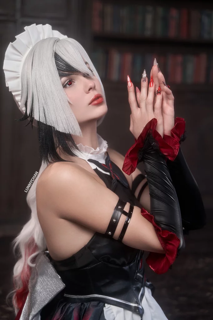 Косплей Arlecchino The Knave из Genshin Impact от Hofman cosplay