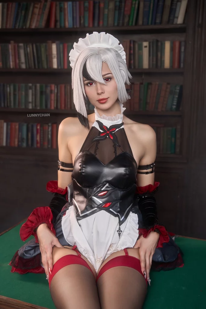 Косплей Arlecchino The Knave из Genshin Impact от Hofman cosplay