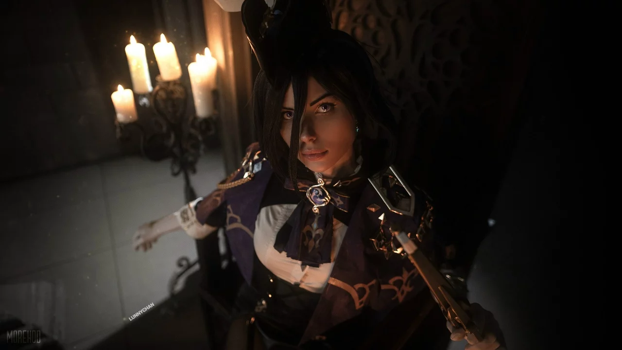 Косплей Clorinde из Genshin Impact от Hofman cosplay