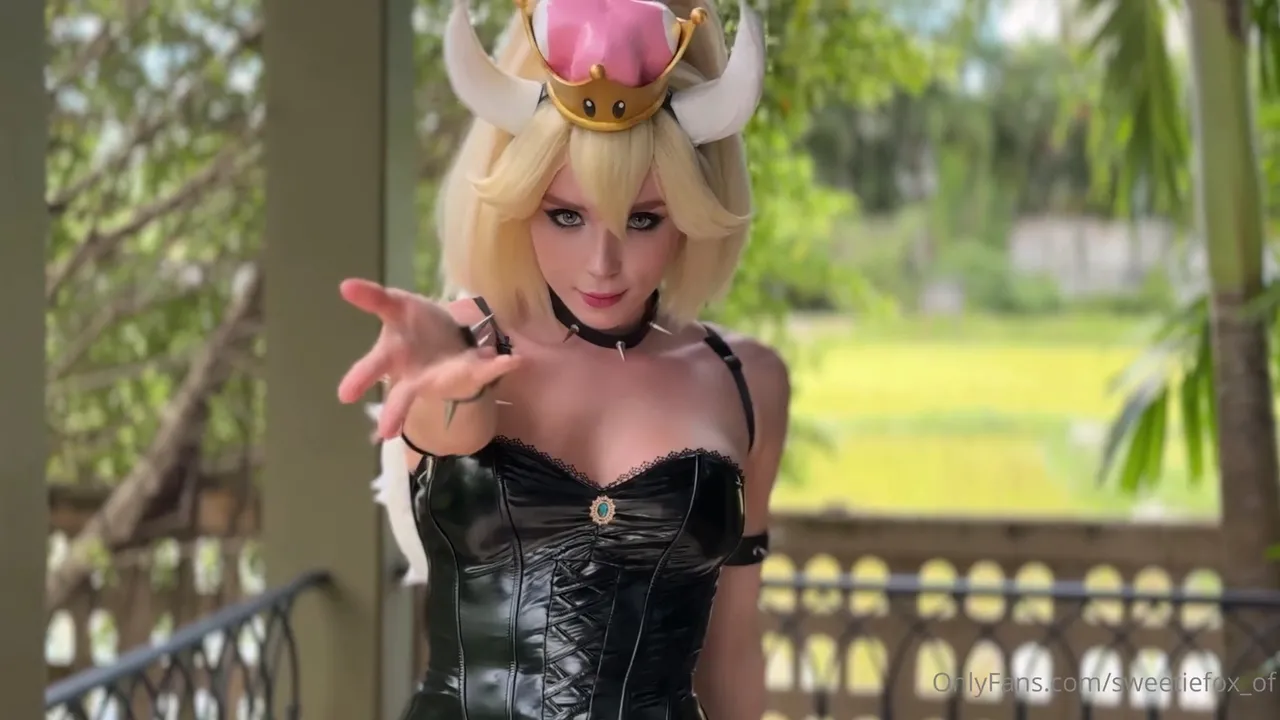 Косплей фанатской Bowsette из Super Mario Bros от Sweetie Fox