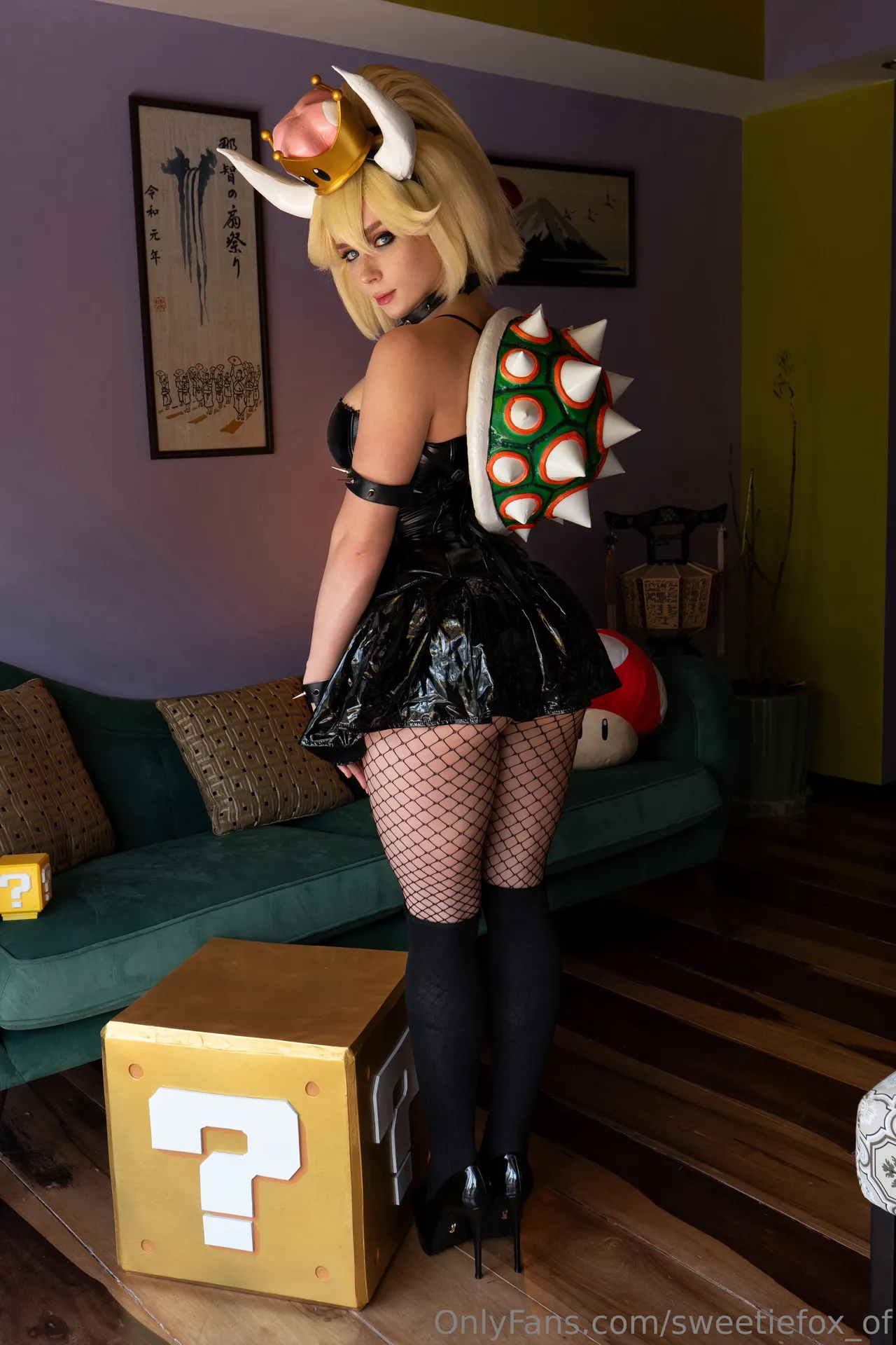 Косплей фанатской Bowsette из Super Mario Bros от Sweetie Fox