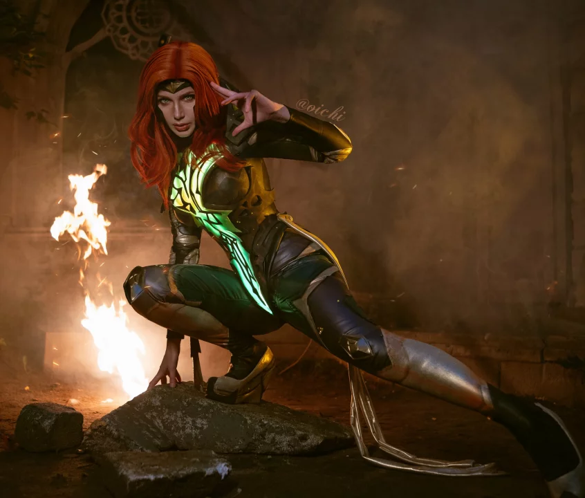 Косплей Jean Grey из Marvel Rivals от Oichi Chan