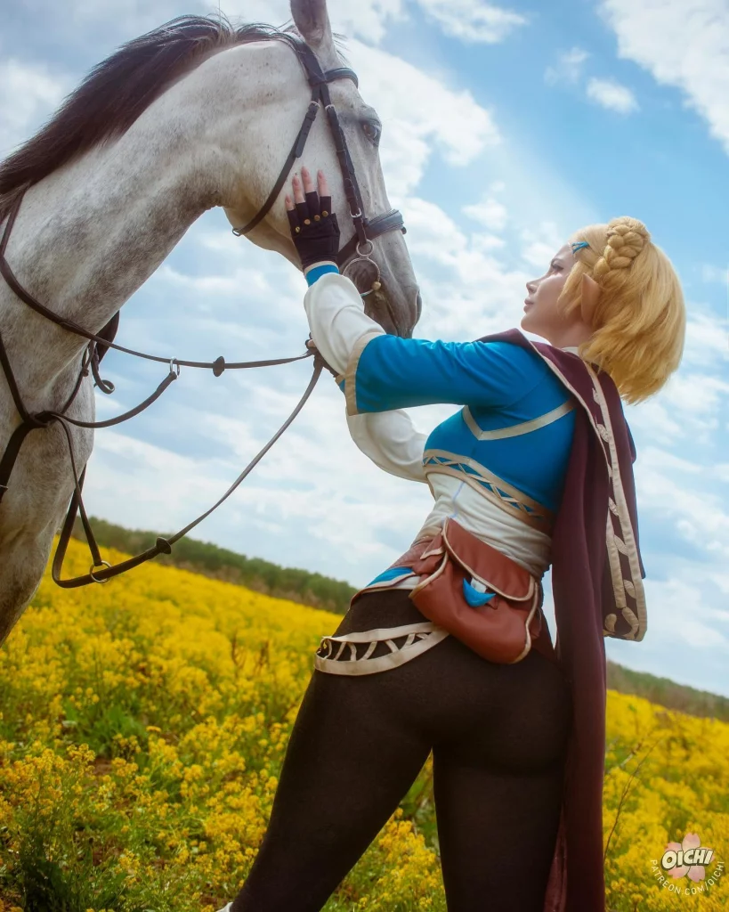 Косплей Zelda из игр серии The Legend of Zelda от Oichi