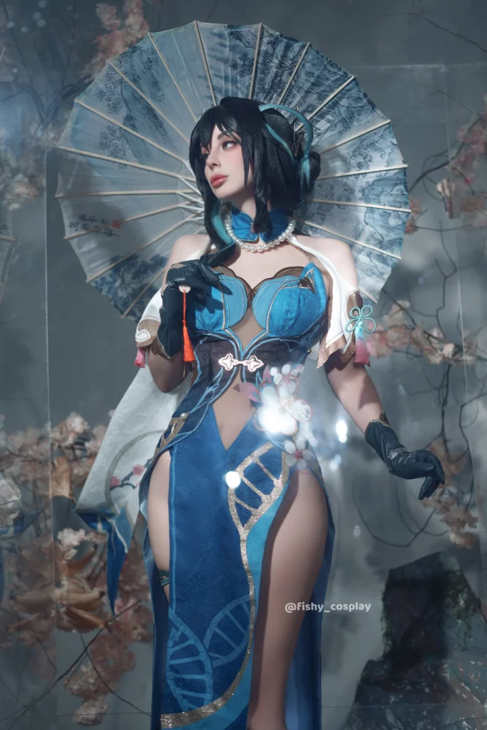 Косплей Ruan Mei из Honkai: Star Rail от Fishy Cosplay
