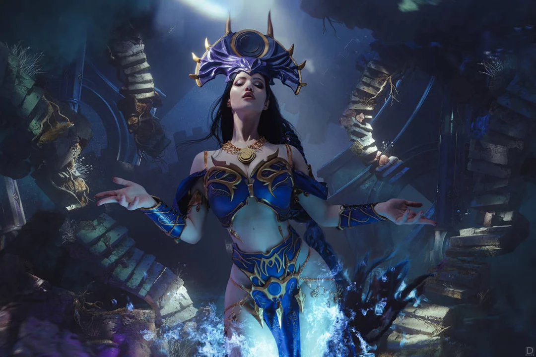 Косплей Selune и Shar из Baldur’s Gate 3 от Lady Melamori и Lada Lyumos