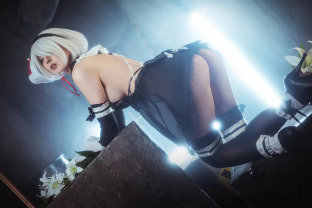 Косплей 2B EVE Costume из NieR: Automata от Bellatrix Aiden