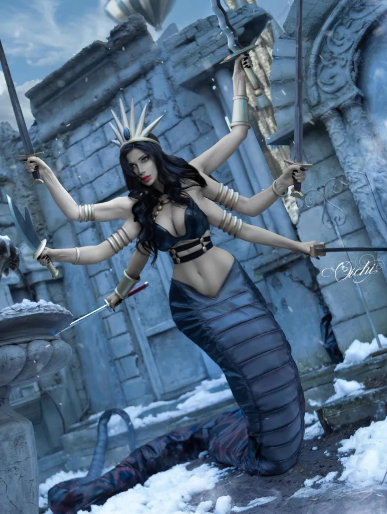Косплей Naga Queens из Heroes of Might and Magic III от Oichi Chan