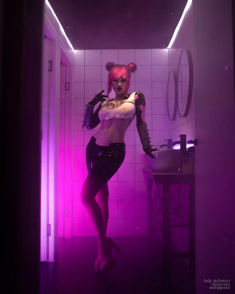 Косплей Rita Wheeler из Cyberpunk 2077 от Lady Melamori
