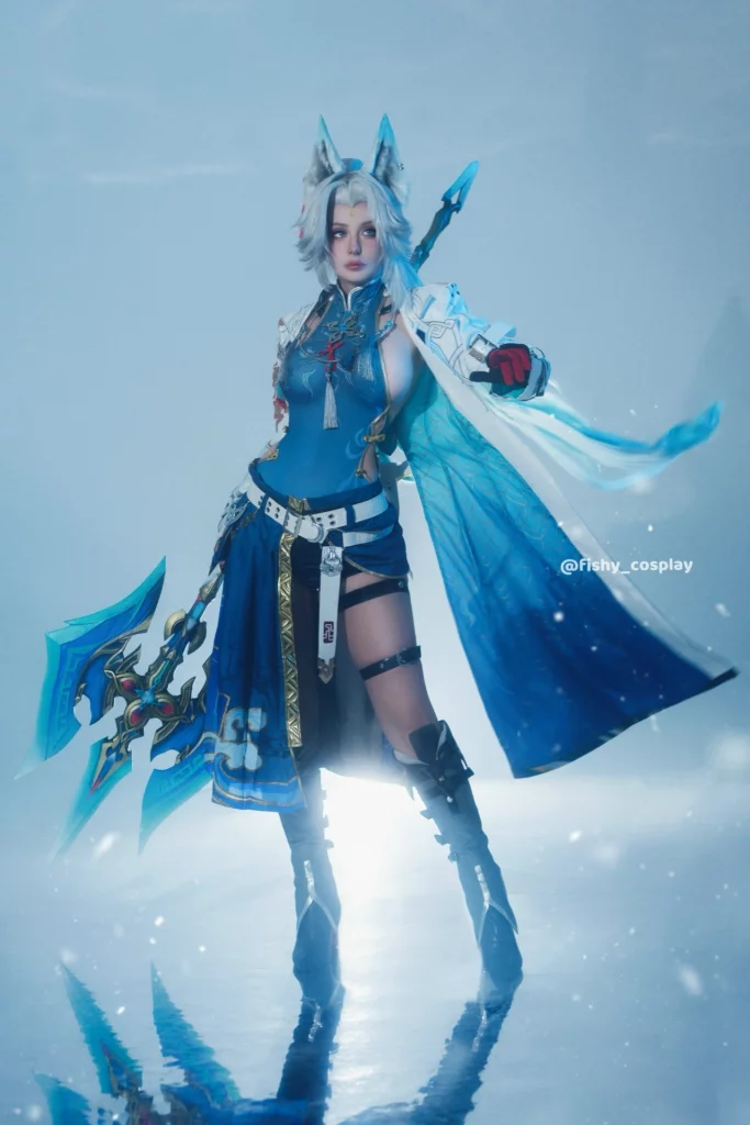 Косплей Feixiao из Honkai Star Rail от Fishy Cosplay